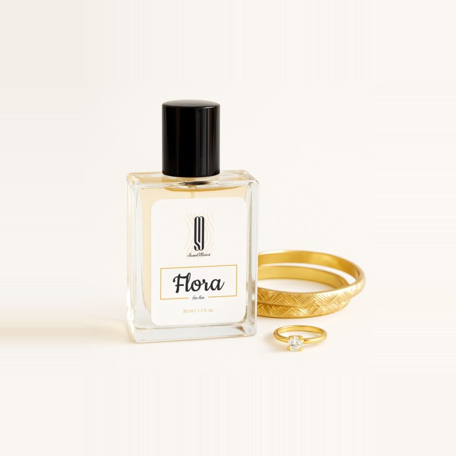 Flora perfume bottle by ScentMoire
